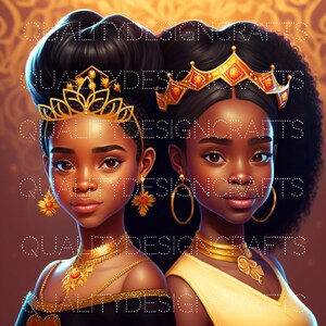 Königin Schöne Schwarze Mädchen Magische Melanin Schwarze Frau PNG Afro-Mode Mädchen Afroamerikaner Clipart PNG Planer Tshirt Becher Sublimation