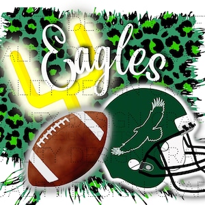American Football Eagles Super Team Bowl Champions Girly Sports clipart PNG  Planner Tshirt Tumbler Sublimation Design