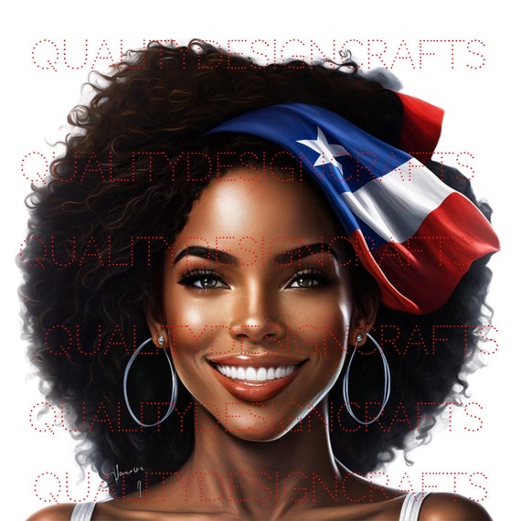 Transparent Beautiful Puerto Rican Girl Magic Melanin Woman PNG Fashion Puerto  Rico Hispanic Heritage Pride Clipart Planner Sublimation - Etsy Canada