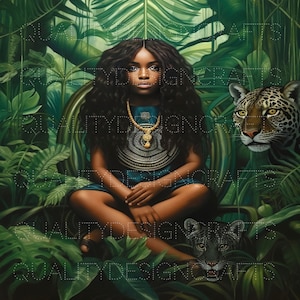 Bella ragazza nera Magic Melanin Black Woman PNG Afro Fashion ragazza African American clipart PNG Planner Tshirt Tumbler Sublimazione