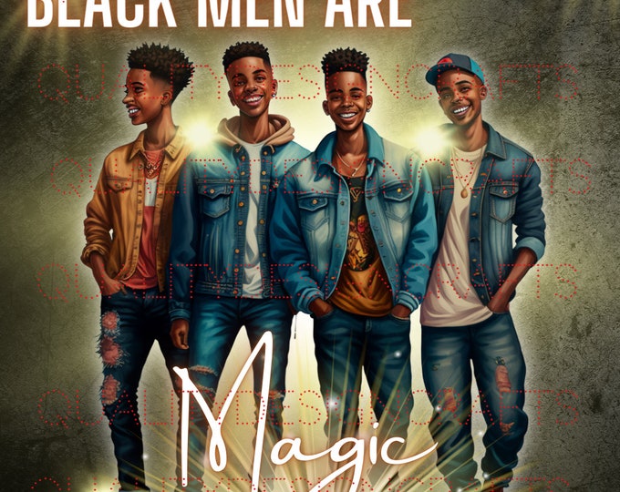 Black Kings Handsome Black Man Magic Melanin Black Man PNG Afro Fashion  African American clipart PNG Planner Tshirt Tumbler Sublimation