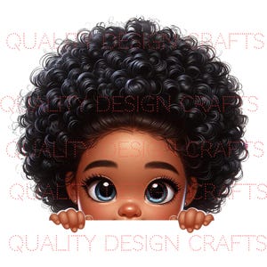 Peekaboo Bella ragazza nera Magia Melanina Donna nera PNG Ragazza afro Afroamericano clipart PNG Planner Tshirt Tumbler Sublimazione