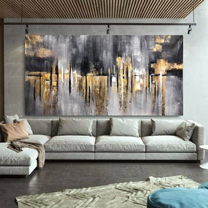 100 cm x 200 cm Original XXL Acrylic Painting Large Picture Canvas Art Oversize Handpaint Acrylic Painting Canvas Abstract Abstract 303