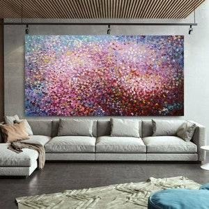 100 cm x 200 cm Original XXL Acrylic Painting Large Picture Canvas Art Oversize Handpaint Acrylic Painting Canvas Abstract Abstract 363