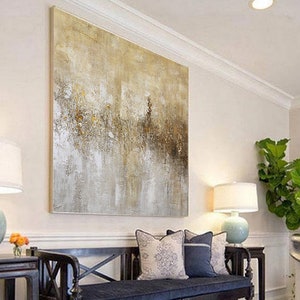 100 cm x 100 cm Original XXL Acrylic Painting Large Picture Canvas Art Oversize Handpaint Acrylic Painting Canvas Abstract Abstract 309