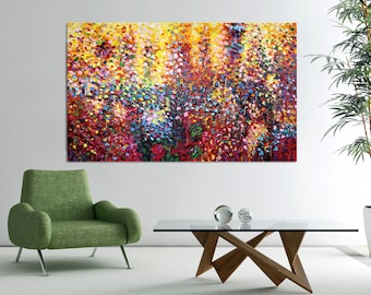100 cm x 150 cm Original XXL Acrylic Painting Large Picture Canvas Art Oversize Handpaint Acrylic Painting Canvas Abstract 328