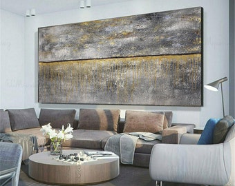 100cm x 200cm Original XXL Acrylique Peinture Grande Image Toile Toile Art Oversize Handpaint Acrylique Canvas Abstrait Abstrait 288