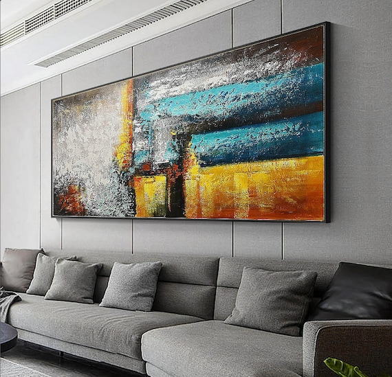 100 cm x 200 cm Originale XXL Pittura acrilica Grande immagine