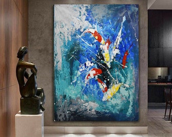 120cm x 180cm Original XXL Acryl Gemälde großes Bild Leinwand Canvas Art Oversize Handpaint 130