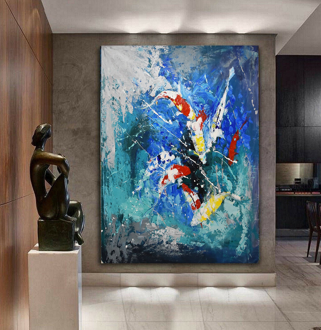120 cm x 180 cm Original XXL Acrylic Painting Large Picture Canvas Art Oversize Handpaint 130