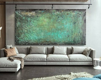 100 cm x 200 cm Originale XXL Pittura Acrilica Grande Immagine Tela Arte Oversize Dipinto a Mano Pittura Acrilica Tela Astratta Astratta 291