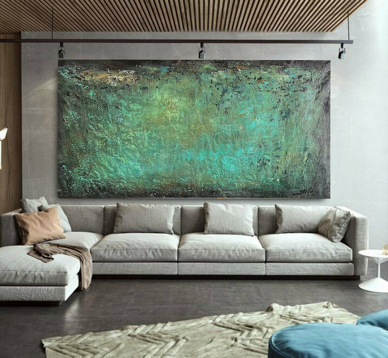 100cm x 200cm Original XXL Acryl Gemälde großes Bild Leinwand Canvas Art Oversize Handpaint Acrylbild Leinwand Abstrakt Abstract 291 Bild 1