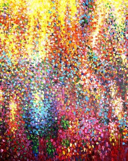 200 Cm X 200 Cm Original XXL Acrylic Painting Large Picture Canvas