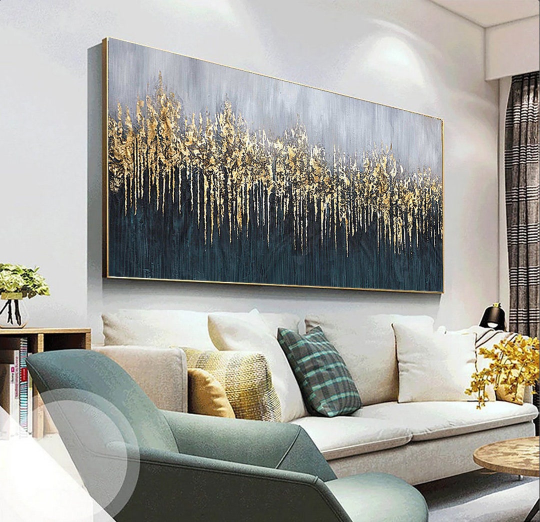 100 Cm X 200 Cm Original XXL Acrylic Painting Large Picture Canvas Canvas  Art Oversize Handpaint Acrylic Painting Canvas Abstract Abstract 15 