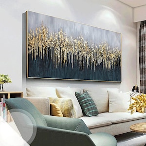 Peinture acrylique originale XXL 100 cm x 200 cm, grande image, toile, art surdimensionné, peinture acrylique peinte à la main, toile abstraite, abstrait 253