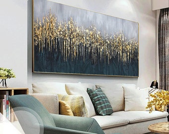 100 cm x 200 cm Original XXL Peinture acrylique Grande image Toile Art Oversize Peinture à la main Peinture acrylique Toile Abstraite 253