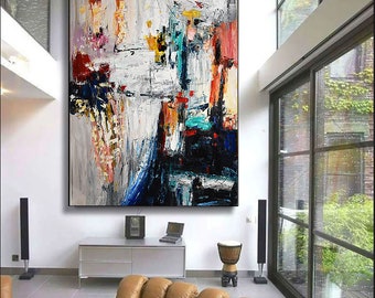 200 cm x 150 cm Original XXL Acrylic Painting Large Picture Canvas Art Oversize Handpaint 7