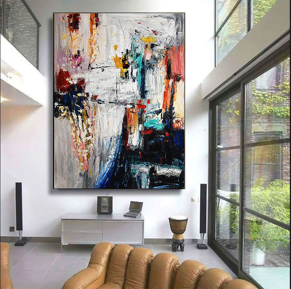 200 Cm X 150 Cm Original XXL Acrylic Painting Large Picture Canvas