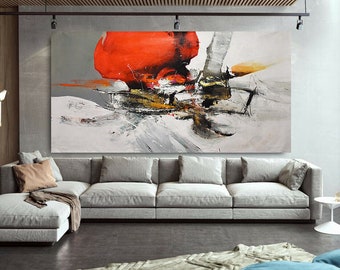 100 cm x 200 cm Originale XXL Pittura acrilica Grande Tela Tela Arte Oversize Pittura acrilica Pittura acrilica Tela Astratto Astratto 185