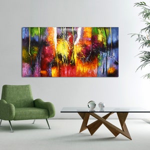 100 cm x 150 cm Original XXL Acrylic Painting Large Picture Canvas Canvas Art Oversize Handpaint Acrylic Painting Canvas Abstract Abstract 3