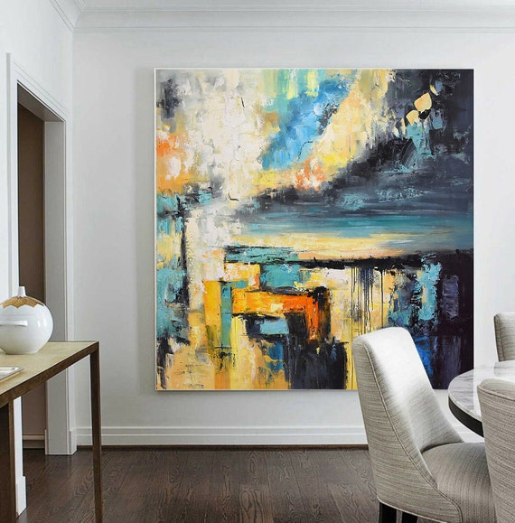 150cm X 150cm Original Xxl Acrylic Painting Large Picture Art Etsy