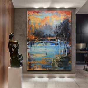 120 cm x 180 cm Original XXL Acrylic Painting Large Picture Canvas Art Oversize Hand Painted 109