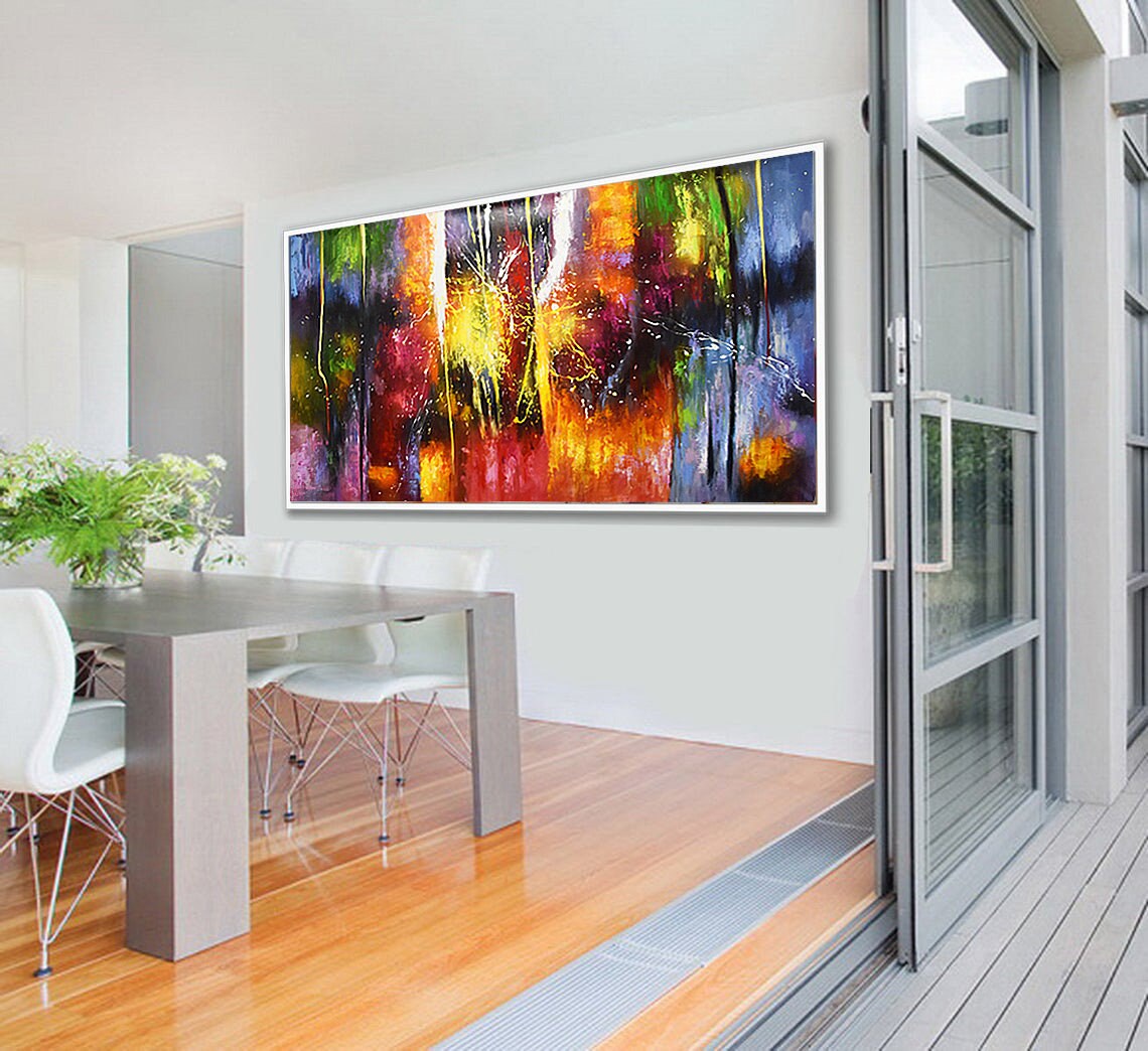 100 Cm X 200 Cm Original XXL Acrylic Painting Large Picture Etsy