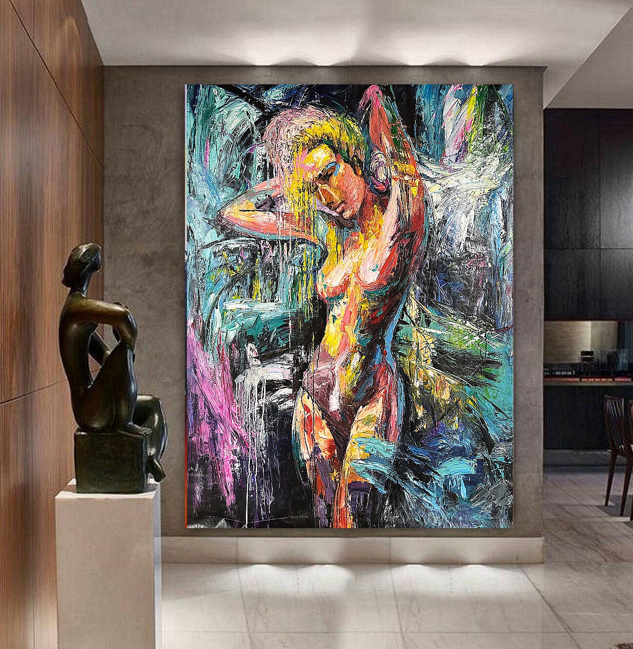 120 cm x 180 cm Original XXL Acrylic Painting Large Picture Canvas Art Oversize Handpaint 249
