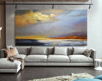 100 cm x 200 cm Originale XXL Pittura acrilica Grande immagine su tela Oversize Dipinto a mano Pittura acrilica su tela Astratta Astratta 101