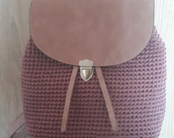 Handmade Crochet Backpack