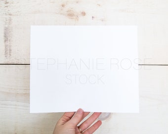 Hand Holding Horizontal Mockup, Stock Photo, Minimalist Farmhouse, Rustic Chick Mockup, PSD, JPEG, PNG, 8x10 or 4:5 Ratio