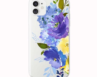 Blue and Yellow Bouquet iPhone Case from Tiny Quail