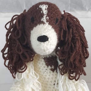 Black and white springer spaniel stuffed animal outlet
