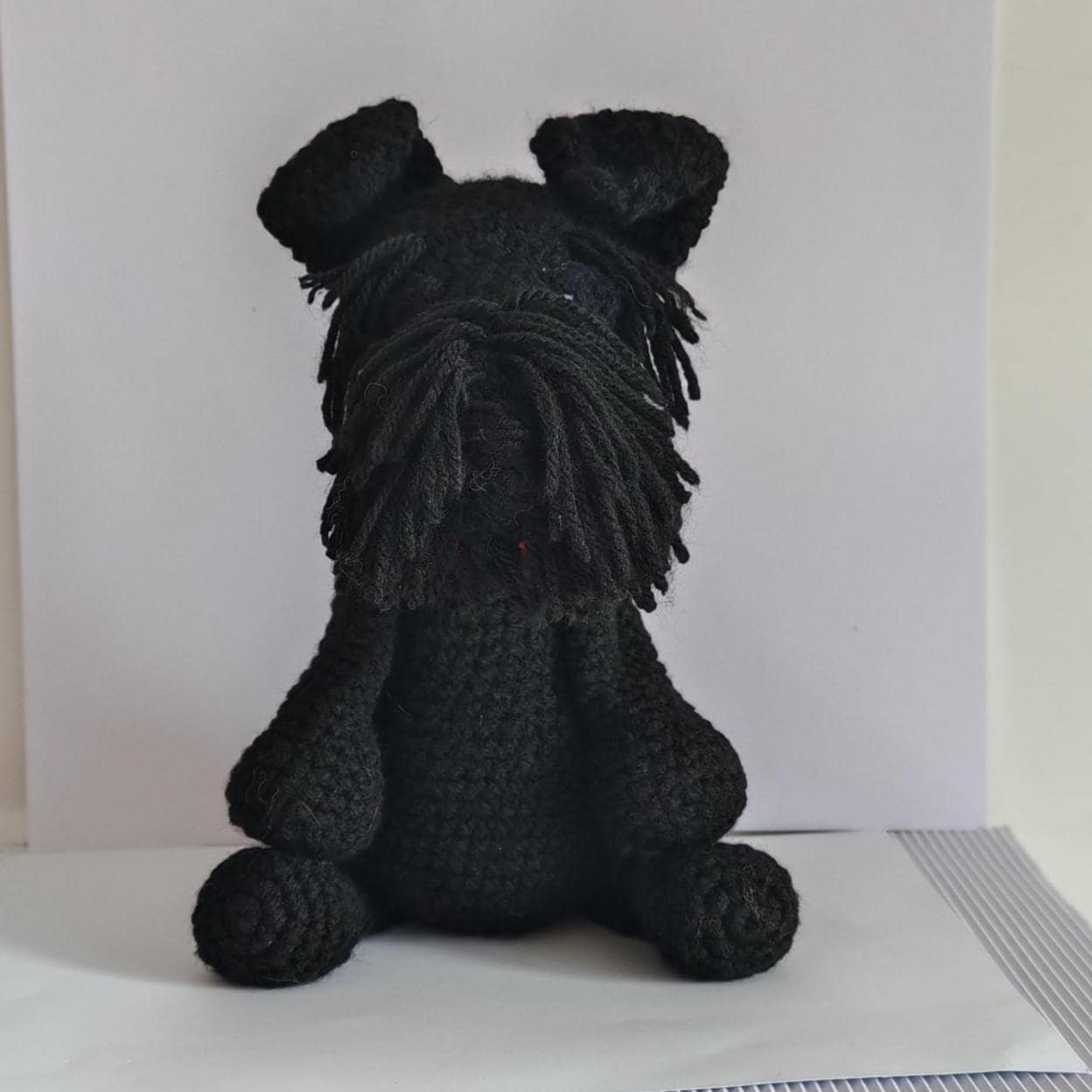 シュナウザーのぬいぐるみ - Etsy 日本