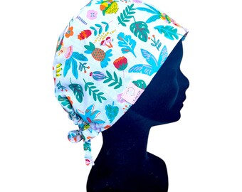 Block fabric cap / surgeon / nurse / health personnel / nursing assistant / dentist / midwife / veterinarian / hospital / calotery