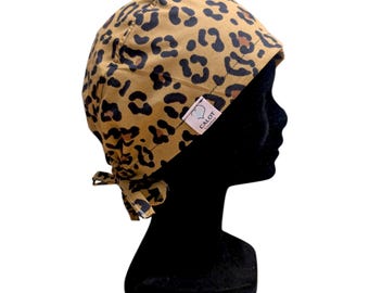 Leo the Great Gray surgical cap / neck warmer / surgery / nurse / healthcare staff / nursing assistant / dentist / midwife / badge holder