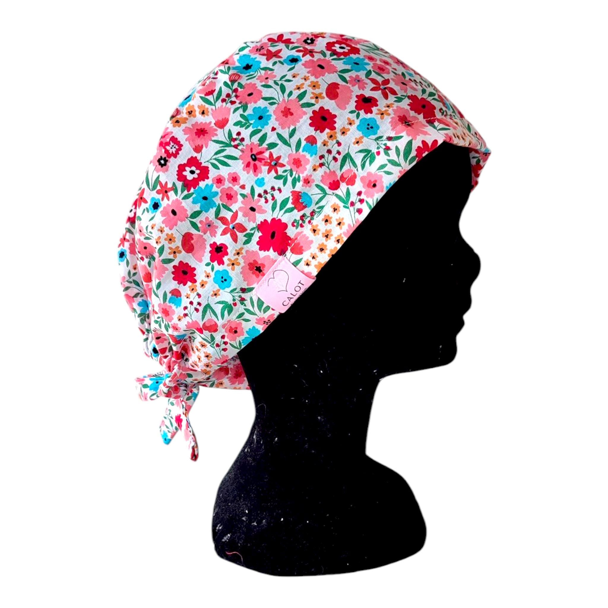 Flower surgical cap / wrist strap / surgery / nurse / healthcare personnel / nursing assistant / dentist / midwife / badge holder