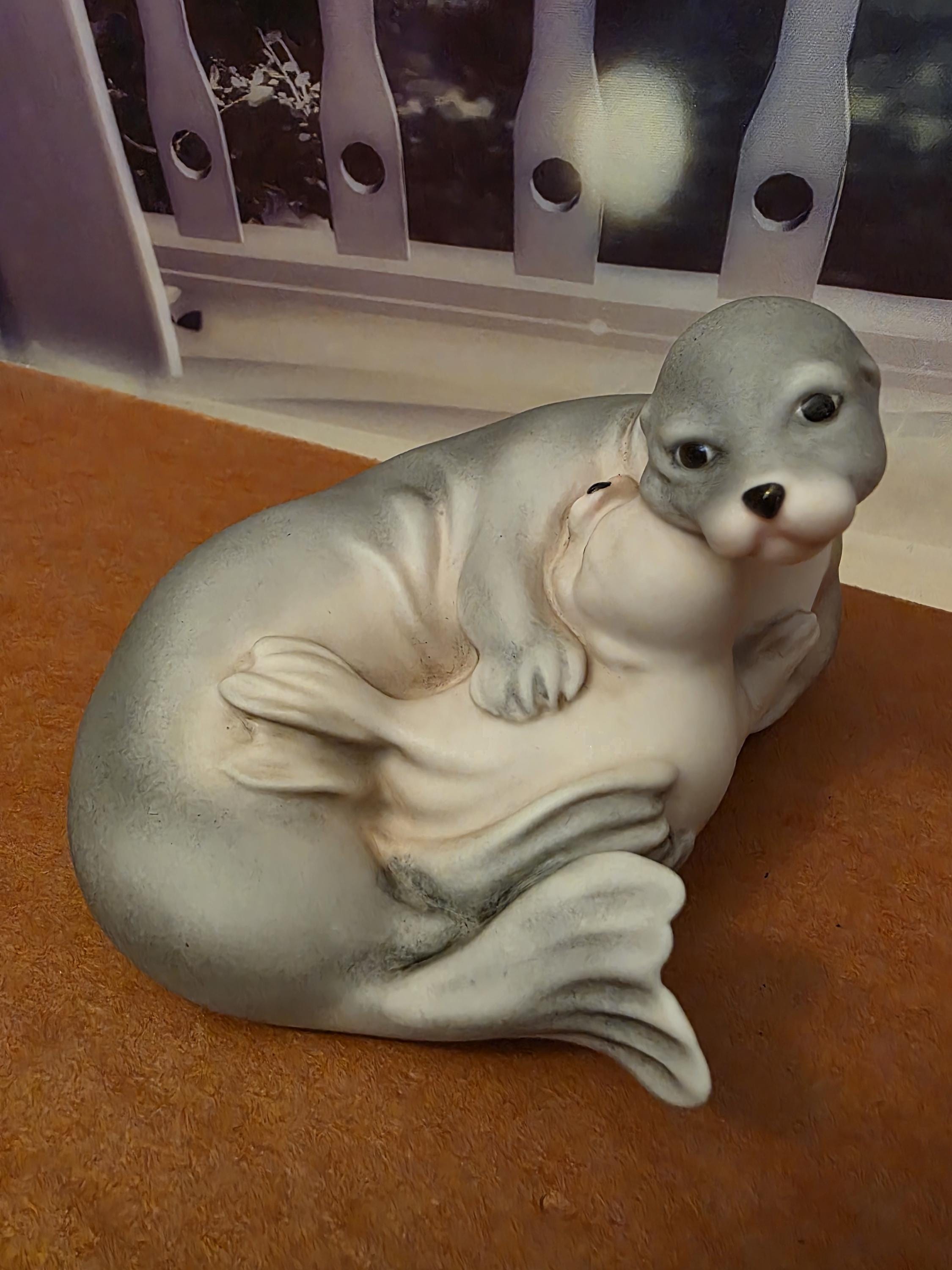 Giuseppe Armani Florence Seal With Baby Nib - Etsy