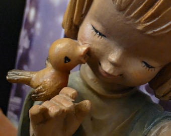 Rare Anri Toriart Angel Figurine With Candle From Angel Orchestra