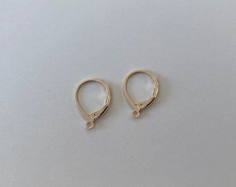 18 carat gold plated sleepers, 3 microns, gold plated earrings, 18 carat gold earrings, 3 micron sleepers, gold sleepers, earrings