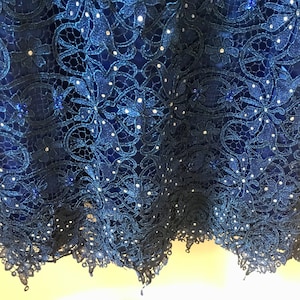 1990s maxi evening dress royal blue