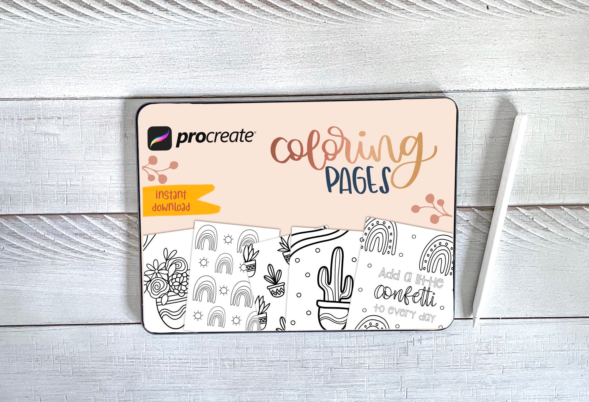 Download Digital Coloring Book For Procreate Any App That Allows Use Etsy
