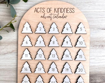 Advent Calendar, Acts if Kindness, Advent, Christmas Calendar, Christmas Countdown, Christmas Decoration