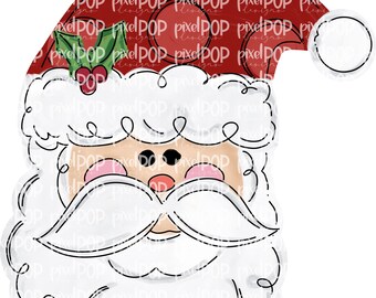Santa Claus PNG | Christmas Art | Santa | Santa Clip Art | Santa Claus | Christmas | Digital Download | Printable Artwork | Art