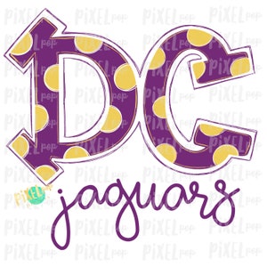 DC Jaguars Purple Yell Sublimaition numérique PNG Clip Art | Conception par sublimation | Transfert de chaleur PNG | Téléchargement numérique | Imprimable | Clipart