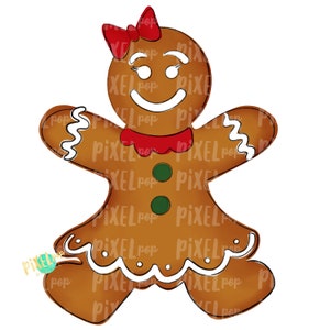 Lebkuchen Mädchen Große PNG | Weihnachtssublimation | Weihnachtsplätzchen PNG Design | Weihnachten Clipart | Digitaler Download | Druckbare Grafik