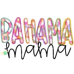Bahama Mama PNG | Beach Art | Beach Design | Summer | Vacation PNG | Bahama | Sublimation Design | Heat Transfer PNG | Sea | Digital Art |