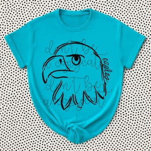 Doodle Mascots Eagles Spirit Design PNG | School Mascot Custom Digital | Eagle Design Art Printable | Digital Print | Printable | Clip Art