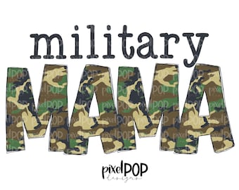 Military Mama Camouflage PNG Design | Army Navy Marine | Sublimation Design | Military Design | Camouflage Digital Art | Printable Art