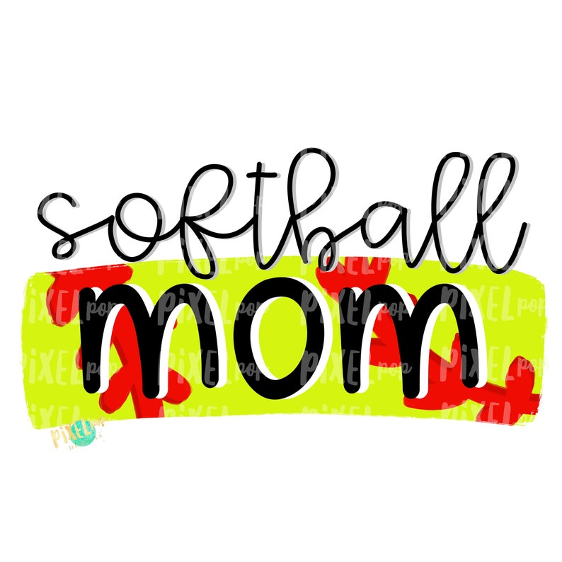 Softball Supporter Names Design Bundle Softball Mom Etsy
